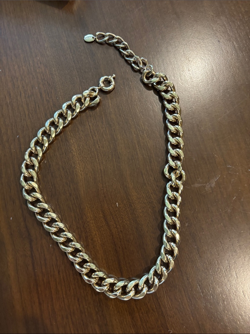 Chunky Gold Chain Necklace - Classic Link Statement